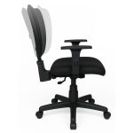 Cadeira B-ONE Back System com Braços Reguláveis – Corino Preta – 31010 Master Móveis para Escritório Executiva 12