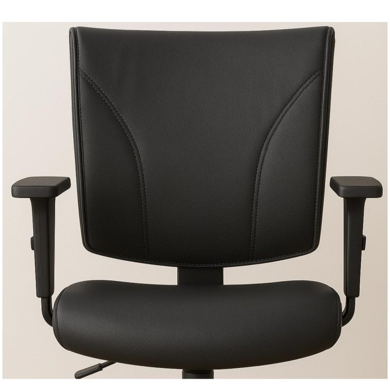 Cadeira B-ONE Back System com Braços Reguláveis – Corino Preta – 31010 Master Móveis para Escritório Executiva 7