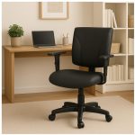 Cadeira B-ONE Back System com Braços Reguláveis – Corino Preta – 31010 Master Móveis para Escritório Executiva 17