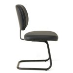 Cadeira Executiva LISA Base em “S” – Corino Preto – 31013 Master Móveis para Escritório Cadeiras Fixas 11