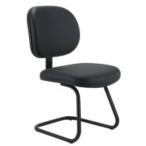 Cadeira Executiva LISA Base em "S" - Corino Preto - 31013