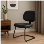 Cadeira Executiva LISA Base em “S” – Corino Preto – 31013 Master Móveis para Escritório Cadeiras Fixas 17