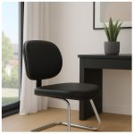 Cadeira Executiva LISA Base em “S” CROMADA – Corino Preto – 31015 Master Móveis para Escritório Cadeiras Fixas 15 Cadeira Executiva LISA Base em “S” CROMADA – Corino Preto – 31015 Master Móveis para Escritório Cadeiras Fixas 15