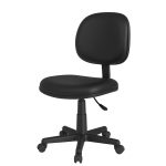 Cadeira Executiva LISA Giratória Sem Braços – Corino Preto – 31000 Master Móveis para Escritório Executiva 11