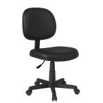 Cadeira Executiva LISA Giratória Sem Braços – Corino Preto – 31000 Master Móveis para Escritório Executiva 13