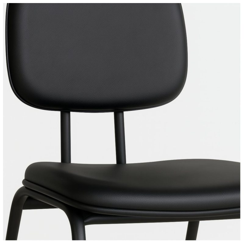 Cadeira Secretária 04 pés – Cor Preto – PMD – 31102 Master Móveis para Escritório Cadeiras Fixas 7