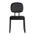 Cadeira Secretária Trapézio – Corino Preto – 31103 Master Móveis para Escritório Cadeiras Fixas 15