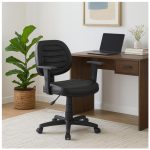 Cadeira Executiva COSTURADA Giratória com Braços Reguláveis – Corino Preto – 31005 Master Móveis para Escritório Executiva 17