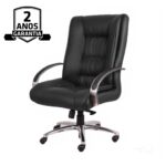 Cadeira Presidente ULTRA Giratória Cromada – ENJOY – Cor Preto – 32961 Master Móveis para Escritório Presidente 9 Cadeira Presidente ULTRA Giratória Cromada – ENJOY – Cor Preto – 32961 Master Móveis para Escritório Presidente 9