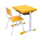 Kit Escolar Individual – (Mesa e Cadeira) – INFANTIL 03 a 06 Anos COR AMARELO – 41087 Master Móveis para Escritório Infantil 9