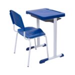 Kit Escolar Individual AZUL – (Mesa e Cadeira) – ADULTO – – COR AZUL – 40081 Master Móveis para Escritório Adulto 9 Kit Escolar Individual AZUL – (Mesa e Cadeira) – ADULTO – – COR AZUL – 40081 Master Móveis para Escritório Adulto 9