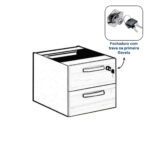 Mesa Escritório em L Mesa 1,70m + Mesa Auxiliar 02 Gavetas Nogal Sevilha / Preto 21479 Master Móveis para Escritório Linha 40 mm 10 Mesa Escritório em L Mesa 1,70m + Mesa Auxiliar 02 Gavetas Nogal Sevilha / Preto 21479 Master Móveis para Escritório Linha 40 mm 10