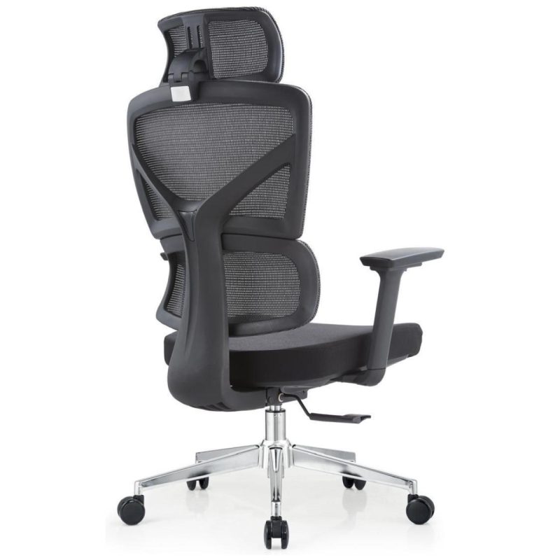 Cadeira de Escritório Presidente Tela TITAN – Cor Preto – 30067 Master Móveis para Escritório Cadeira de Tela 4