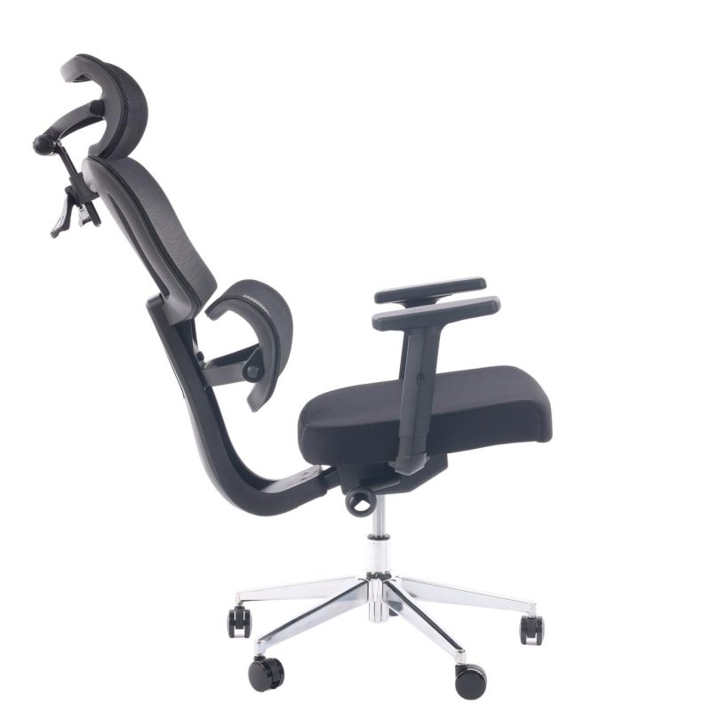 Cadeira de Escritório Presidente Tela ÉDON – Cor Preto – 30066 Master Móveis para Escritório Cadeira de Tela 3