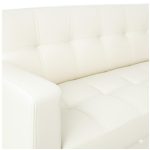 Poltrona para Escritório ROMA 03 Lugar – Corino – Cor NUDE – 60072 Master Móveis para Escritório Sofá Escritório 13