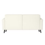 Poltrona para Escritório ROMA 02 Lugar – Corino – Cor NUDE – 60071 Master Móveis para Escritório Sofá Escritório 10