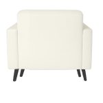 Poltrona para Escritório ROMA 01 Lugar – Corino – Cor NUDE – 60070 Master Móveis para Escritório Sofá Escritório 10