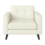 Poltrona para Escritório ROMA 01 Lugar – Corino – Cor NUDE – 60070 Master Móveis para Escritório Sofá Escritório 9