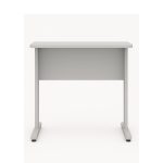 Mesa Escritório 0,80×0,60m – JOB – CINZA/CINZA – 43087 Master Móveis para Escritório JOB Cinza 15 mm 8