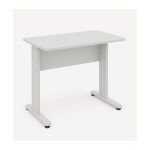 Mesa Escritório 0,80×0,60m – JOB – CINZA/CINZA – 43087 Master Móveis para Escritório JOB Cinza 15 mm 7