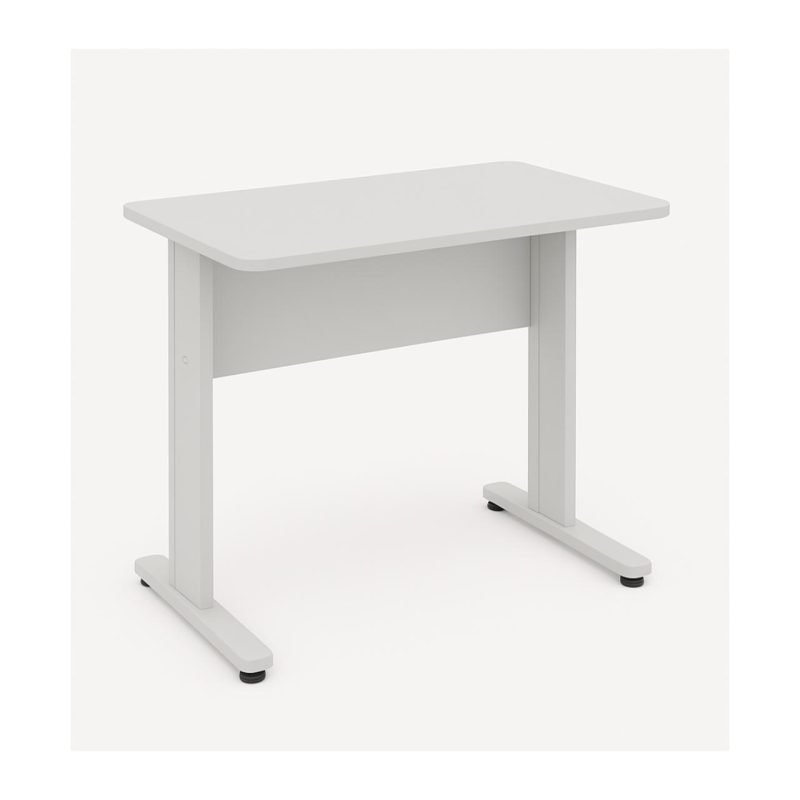 Mesa Escritório 0,80×0,60m – JOB – CINZA/CINZA – 43087 Master Móveis para Escritório JOB Cinza 15 mm 2