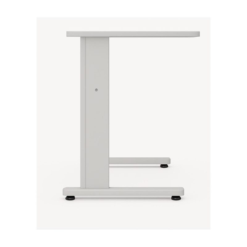 Mesa Escritório 0,80×0,60m – JOB – CINZA/CINZA – 43087 Master Móveis para Escritório JOB Cinza 15 mm 4