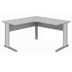 Estação de Trabalho 1,40×1,40m s/ Gaveta – JOB – CINZA / CINZA – 43008 Master Móveis para Escritório JOB Cinza 15 mm 7