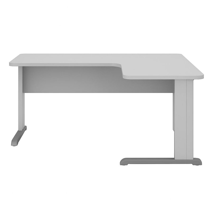 Estação de Trabalho 1,40×1,40m com 02 Gavetas – JOB – CINZA / CINZA – 43019 Master Móveis para Escritório JOB Cinza 15 mm 3