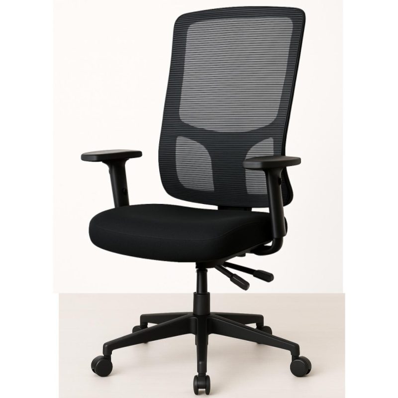 Cadeira de Escritório Tela PRYUS Back System – Cor Preto – 20099 Master Móveis para Escritório Cadeira de Tela 4