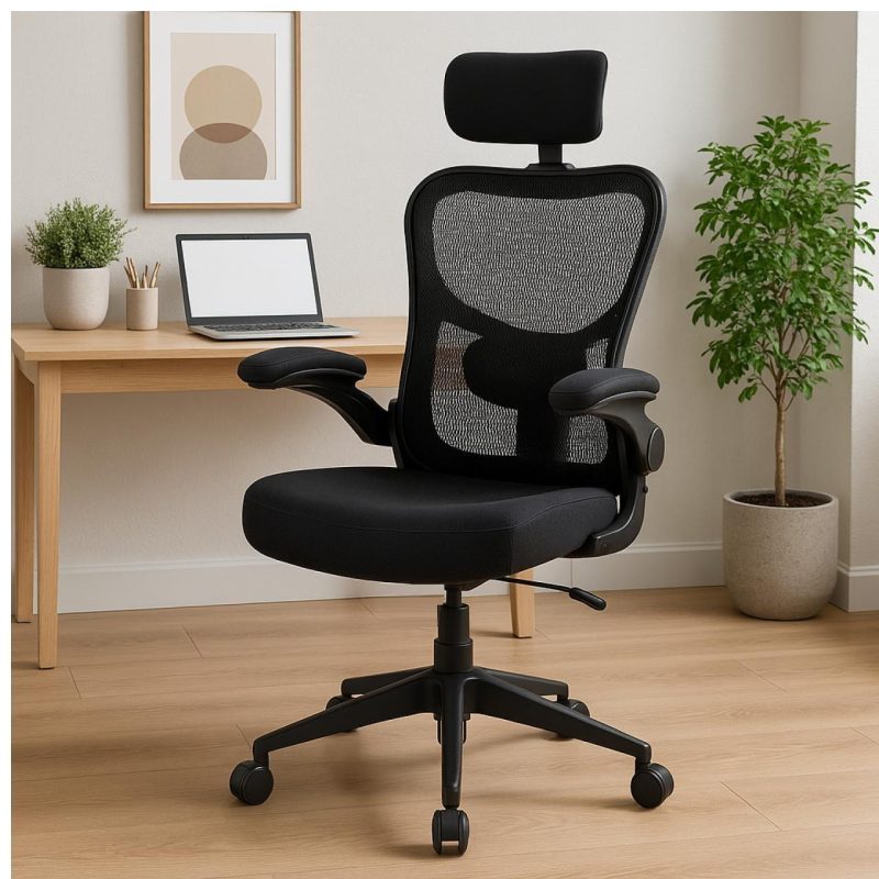 Cadeira de Escritório Tela ZAION – Cor Preto – 20098 Master Móveis para Escritório Cadeira de Tela 9