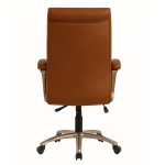 Poltrona Presidente LUXO c/ mola Ensacada – COR CARAMELO – 30059 Master Móveis para Escritório Presidente 12