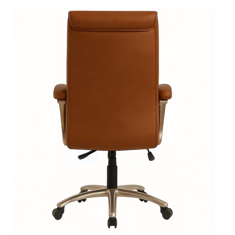 Poltrona Presidente LUXO c/ mola Ensacada – COR CARAMELO – 30059 Master Móveis para Escritório Presidente 5