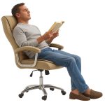 Poltrona Presidente LUXO c/ mola Ensacada – COR FENDI – 30061 Master Móveis para Escritório Presidente 15