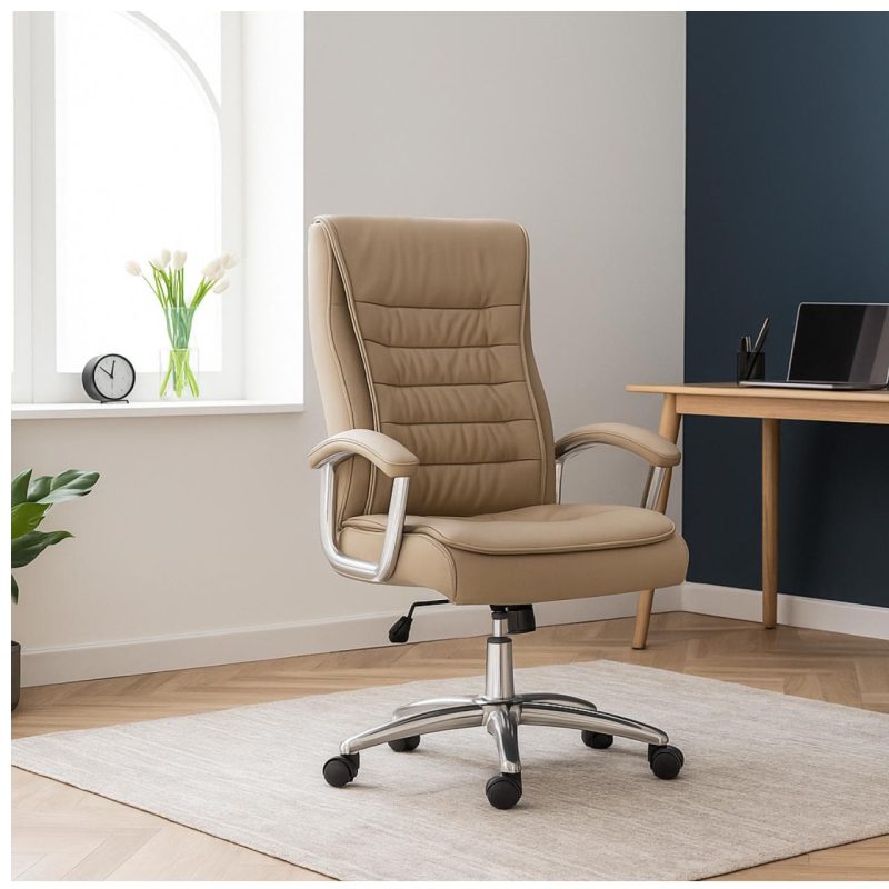 Poltrona Presidente LUXO c/ mola Ensacada – COR FENDI – 30061 Master Móveis para Escritório Presidente 8