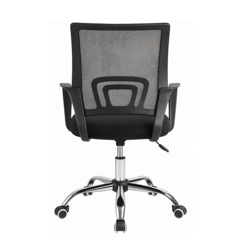 Cadeira de Escritório Tela TURYA c/ braço – Cor Preto – 34044 Master Móveis para Escritório Cadeira de Tela 4