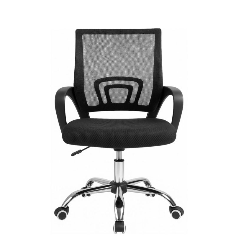 Cadeira de Escritório Tela TURYA c/ braço – Cor Preto – 34044 Master Móveis para Escritório Cadeira de Tela 5