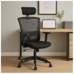 Cadeira de Escritório Tela WAY – Cor Preta – 20079 Master Móveis para Escritório Cadeira de Tela 15