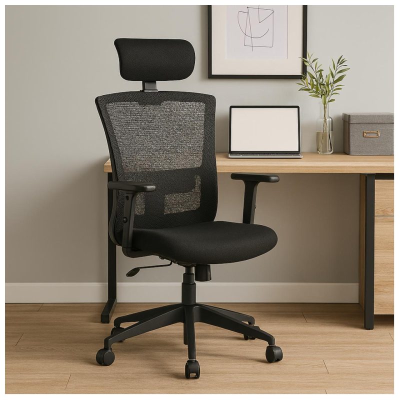 Cadeira de Escritório Tela WAY – Cor Preta – 20079 Master Móveis para Escritório Cadeira de Tela 8