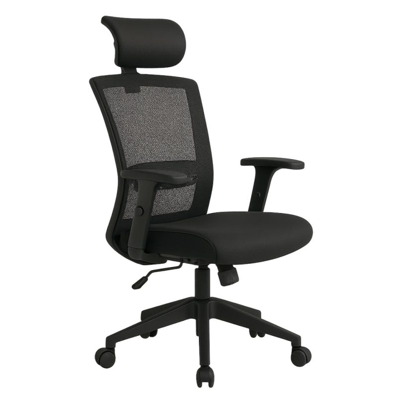 Cadeira de Escritório Tela WAY – Cor Preta – 20079 Master Móveis para Escritório Cadeira de Tela 2