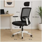 Cadeira de Escritório Tela WAY BRANCA – Cor BRANCA / PTO – 20080 Master Móveis para Escritório Cadeira de Tela 16 Cadeira de Escritório Tela WAY BRANCA – Cor BRANCA / PTO – 20080 Master Móveis para Escritório Cadeira de Tela 16