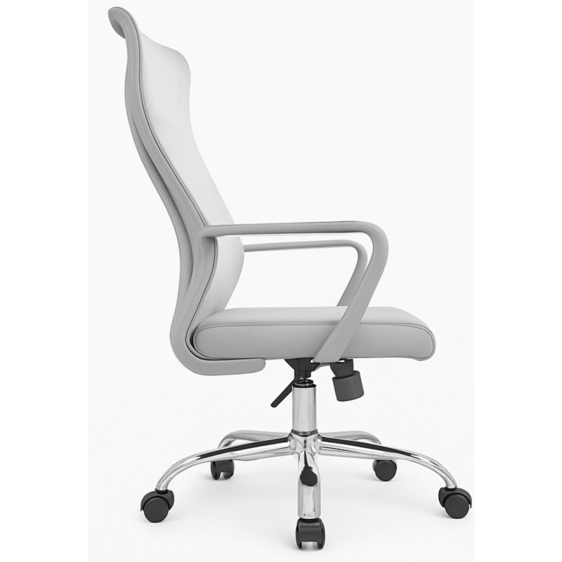 Cadeira de Escritório Tela NAVI CINZA – COR CINZA – 20081 Master Móveis para Escritório Cadeira de Tela 3