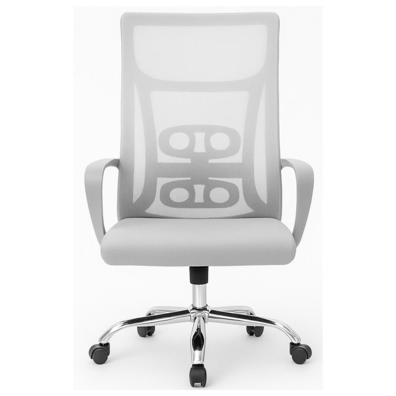 Cadeira de Escritório Tela NAVI CINZA – COR CINZA – 20081 Master Móveis para Escritório Cadeira de Tela 4