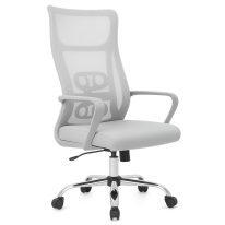 Cadeira de Escritório Tela NAVI CINZA - COR CINZA - 20081