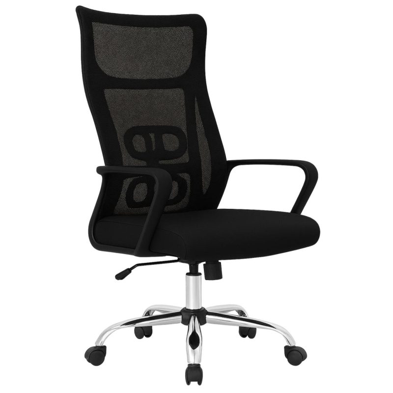Cadeira de Escritório Tela NAVI – Cor PRETA – 20082 Master Móveis para Escritório Cadeira de Tela 2