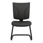 Cadeira de Escritório B-ONE Base em “S” Preta – Corino Preto – 31032 Master Móveis para Escritório Cadeira Fixa Estofada 11