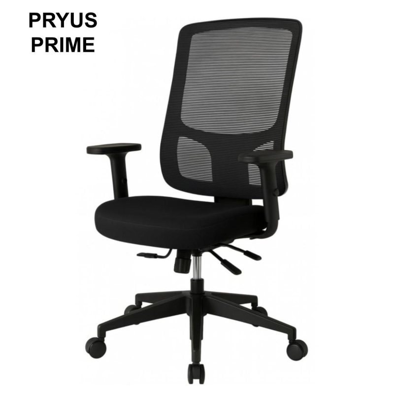 Cadeira de Escritório Tela Pryus PRIME com Regulagem Assento – Cor Preto – 20092 Master Móveis para Escritório Cadeira de Tela 2