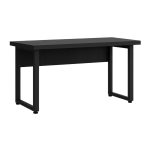 Mesa Escritório PÉ QUADRO – 1,20×0,60m – S/ Gavetas – PRETO / PRETO – 26001 Master Móveis para Escritório Linha 40mm Preto / Preto 10