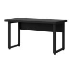 Mesa Escritório PÉ QUADRO – 1,20×0,60m – S/ Gavetas – PRETO / PRETO – 26001 Master Móveis para Escritório Linha 40mm Preto / Preto 12