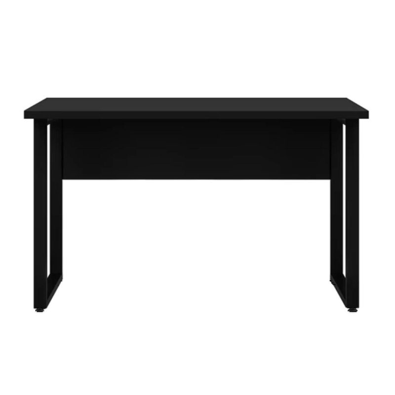 Mesa Escritório PÉ QUADRO – 1,70×0,70m – S/ Gavetas – PRETO / PRETO – 26003 Master Móveis para Escritório Linha 40mm Preto / Preto 3