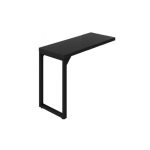Mesa AUX PÉ QUADRO – 0,90×0,45m – PRETO/PRETO – 26004 Master Móveis para Escritório Linha 40mm Preto / Preto 7